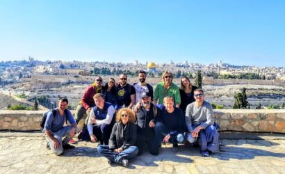 Amazing Jerusalem on Mount of Olives